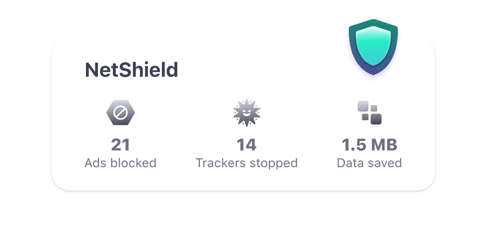 Official Proton VPN NetShield Ad Blocker & DNS Filtering Suite - Blocking Malware, Trackers & Popups at Hardware Level