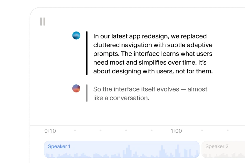 ElevenLabs Speech Synthesis Studio Workspace Interface