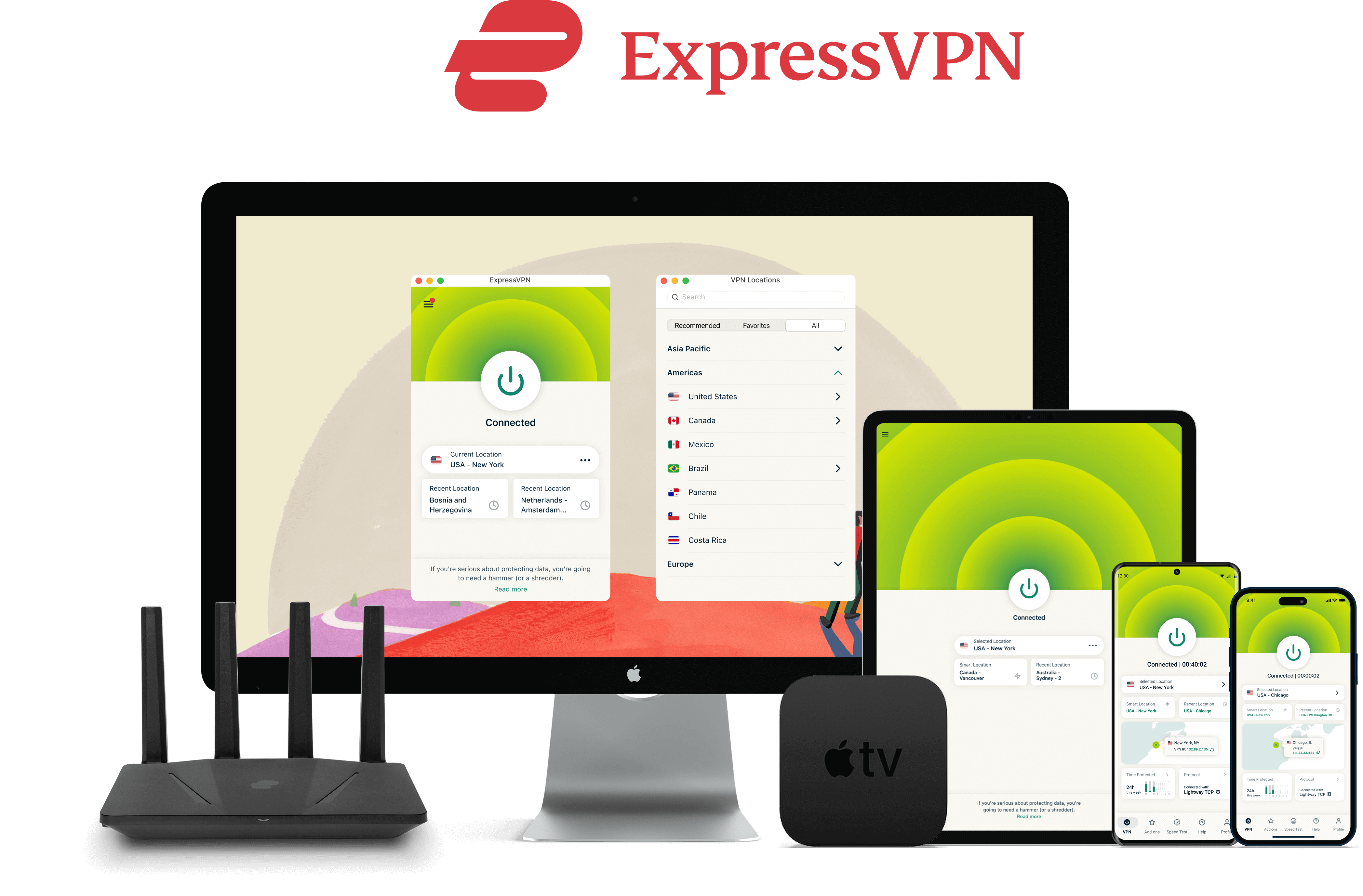 ExpressVPN Compatibility Across Windows, Mac, iOS, Android, Linux, Apple TV, and Routers