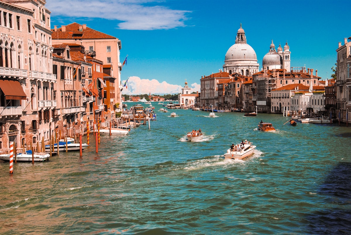 Scenic Italian Rail corridor through Tuscany and countryside