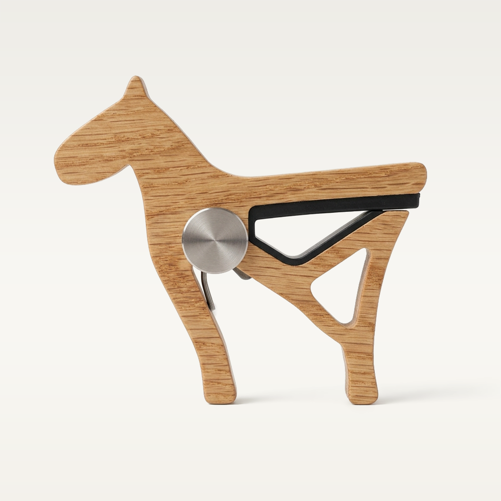 LittleMajor Designer Guitar Capo Oak