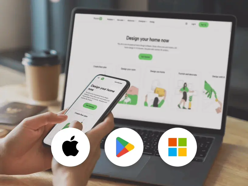 Planner 5D Cross Platform Cloud Sync