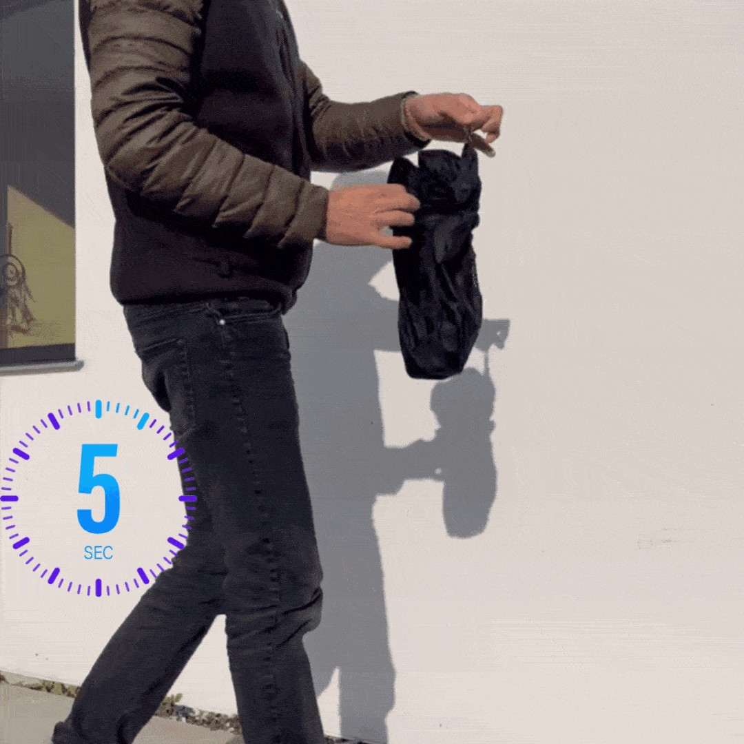 Sitpack Campster II 5-Second Rapid Unfolding Action